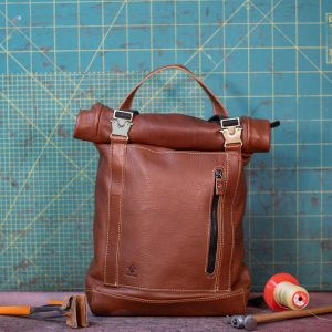 ROLL RACER Vacchetta volanata cuoio scuro