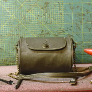 SCRIGNO MINI - Vacchetta volanata smog