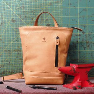 Mini - Minimal zainetto in vacchetta Naturale