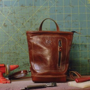 Mini minimal pezzo unico color mogano