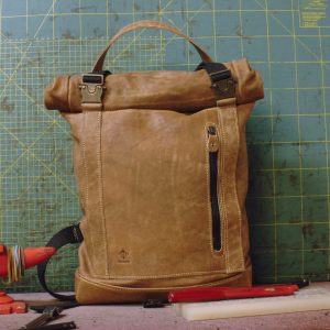 Rollracer pezzo unico in vacchetta invecchiata base naturale