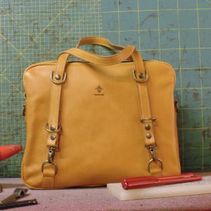 Opus ridotta pezzo unico vacchetta Versione senape