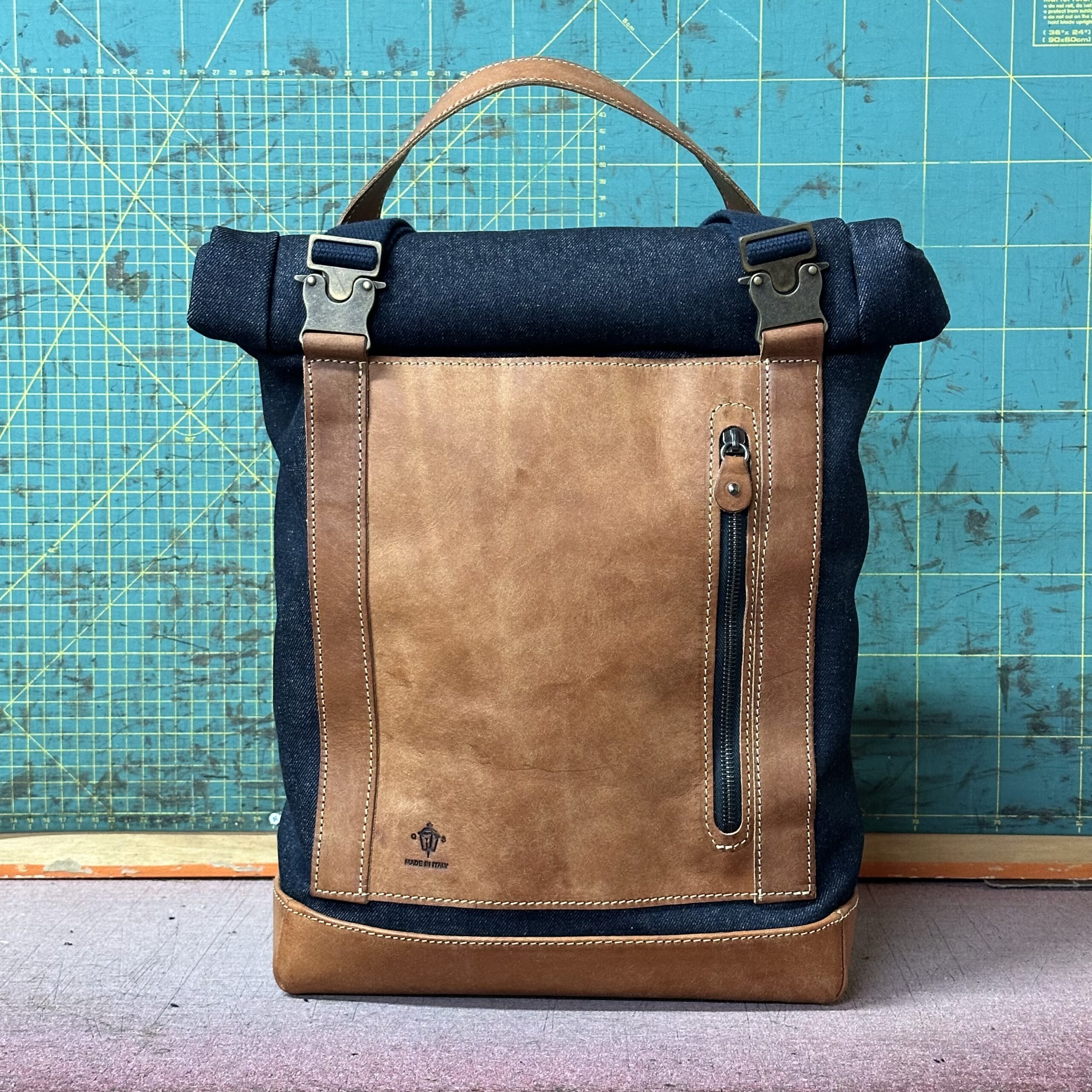 Rollracer Denim e Crust Cuoio