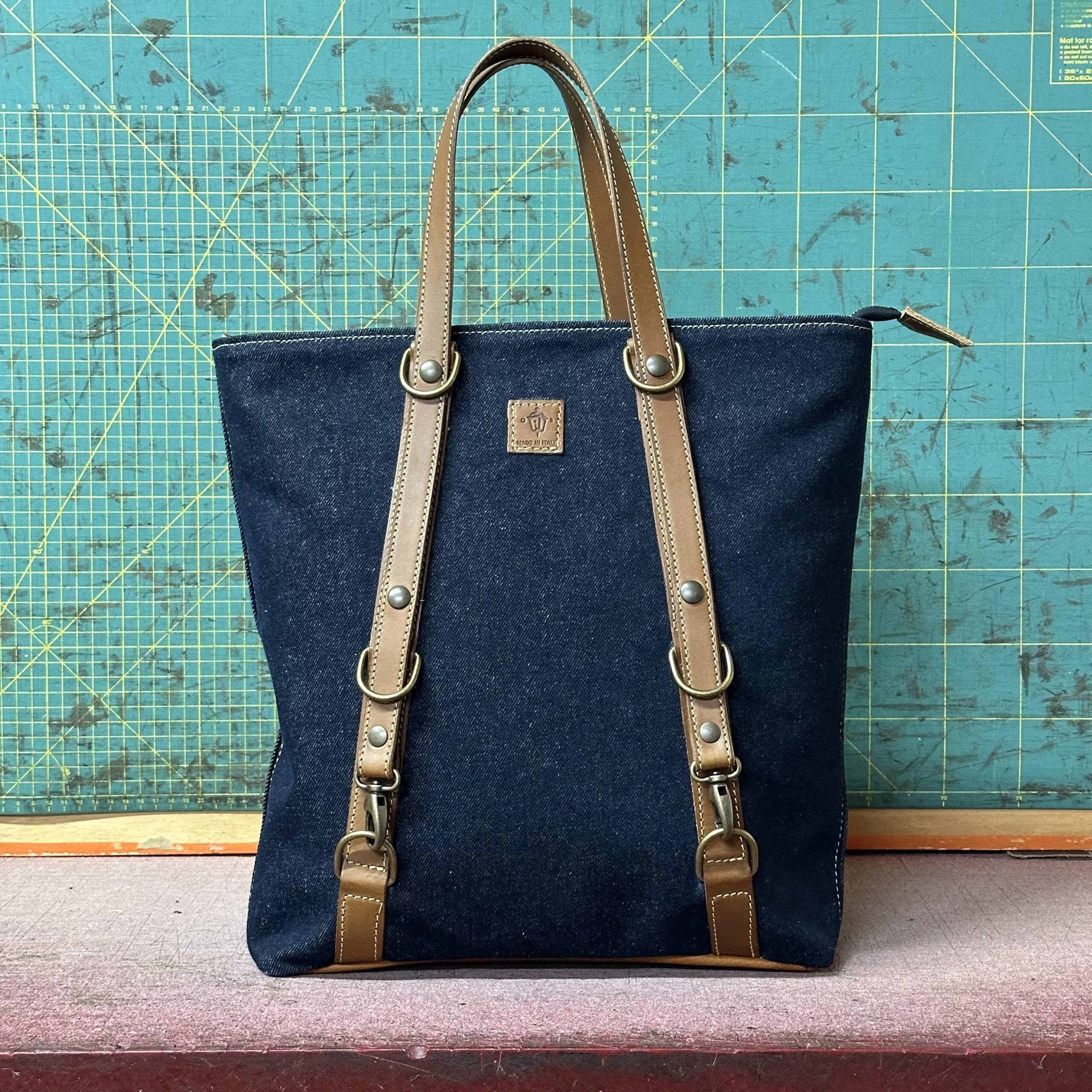 Tribag Denim e Cuoio