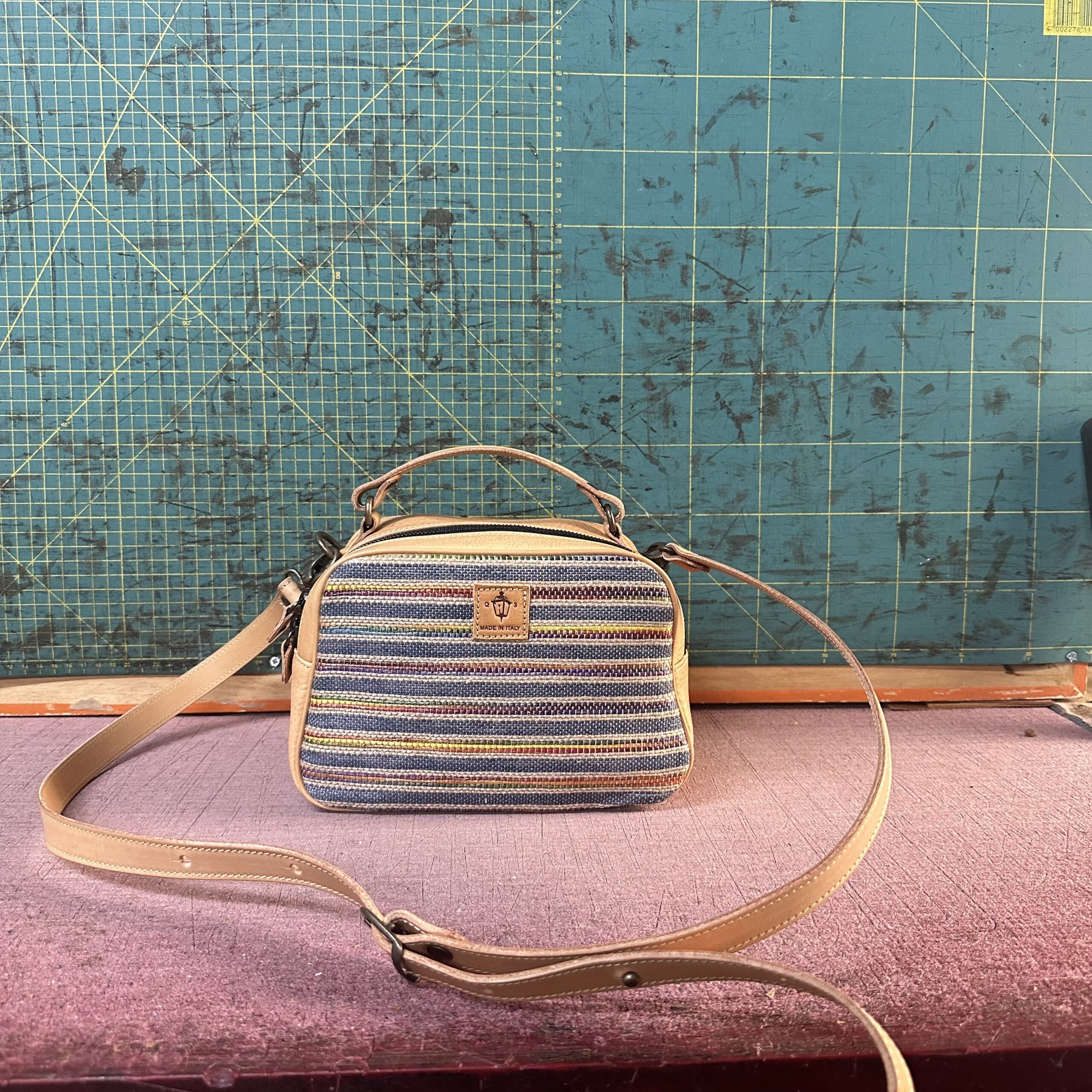 Tracollina Estiva intreccio Multicolore rafia