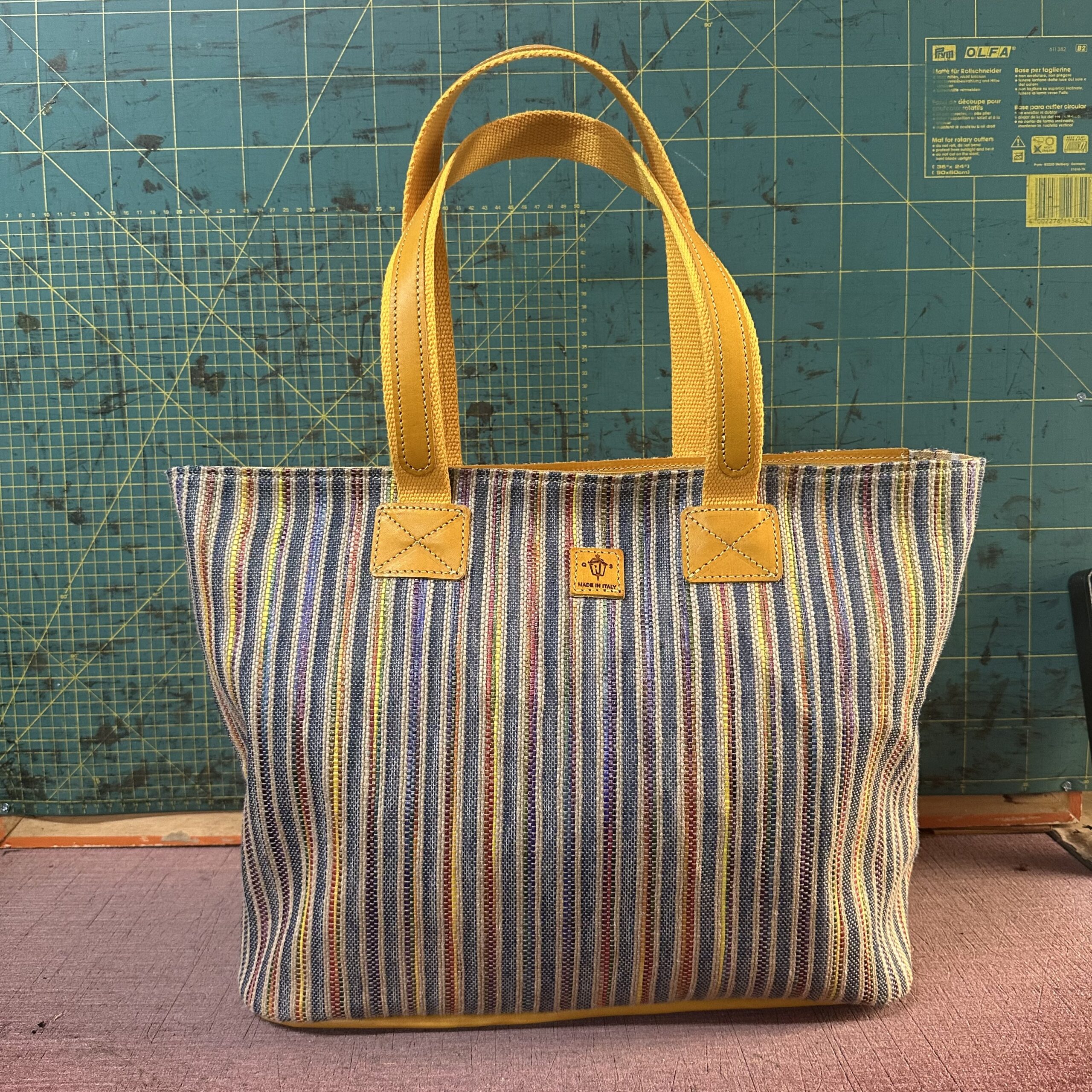 Borsa Estiva intreccio Rafia multicolore