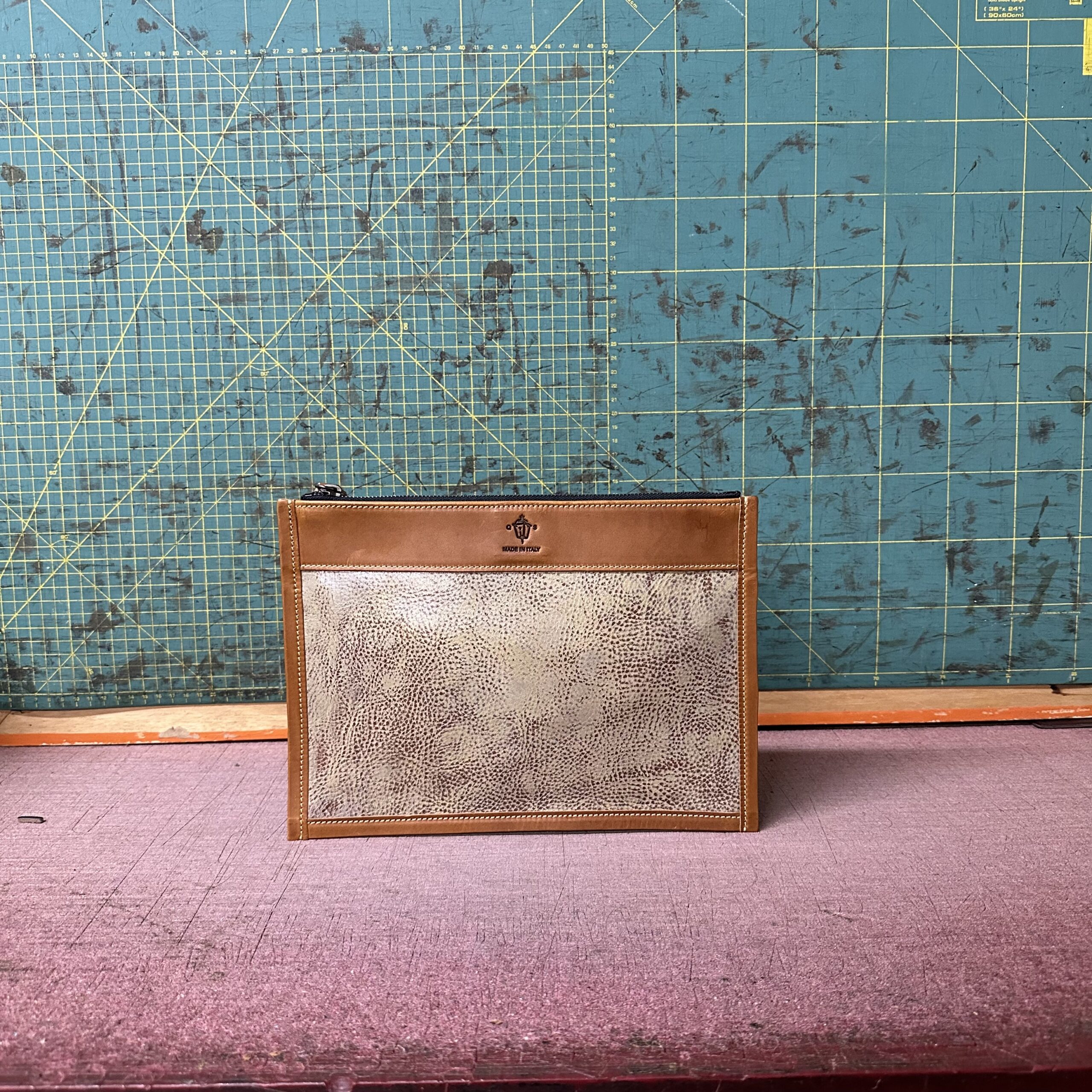 TASCA in Vacchetta Cuoio effetto Cerato