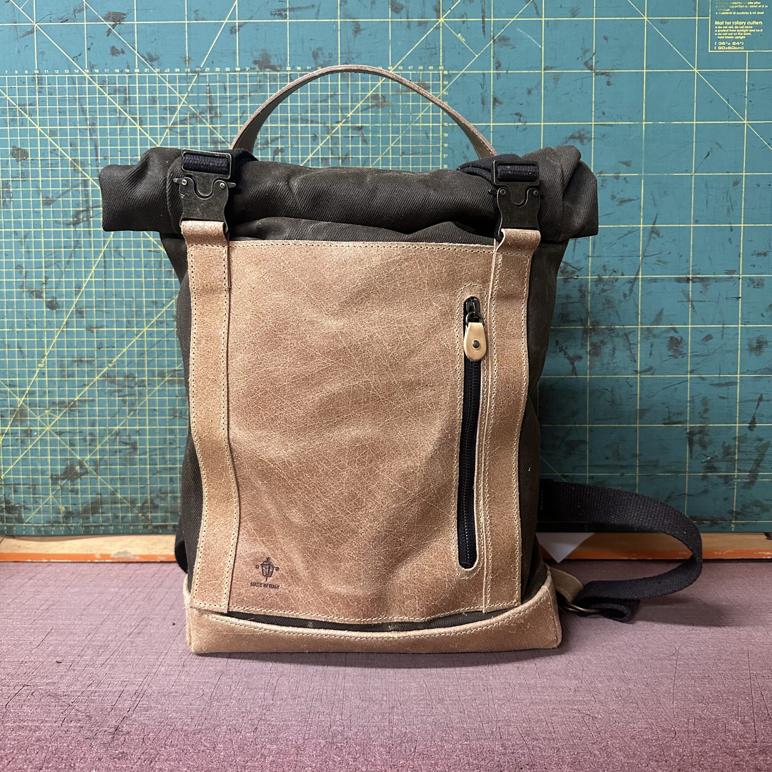 Rollracer cotone cerato Testa di Moro e Crosta naturale effetto invecchiato